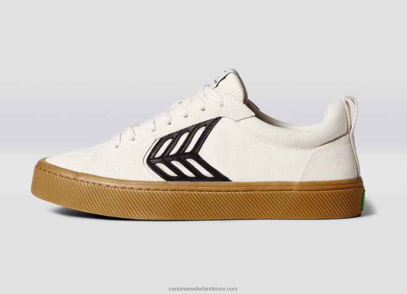 Cariuma linkervoet(enkele schoen)-off-white vintage gum/zwart PN60D152Heren