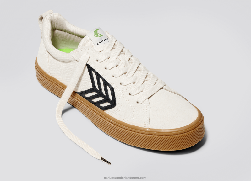 Cariuma rechtervoet(enkele schoen)-off-white vintage gum/zwart PN60D161Heren