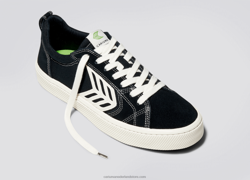 Cariuma rechtervoet(enkele schoen)-zwart contrast/ivoor PN60D156Heren