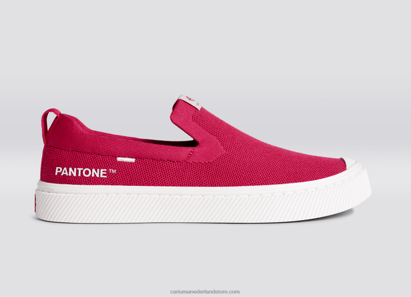 Cariuma pantone viva magenta gebreid PN60D79Heren