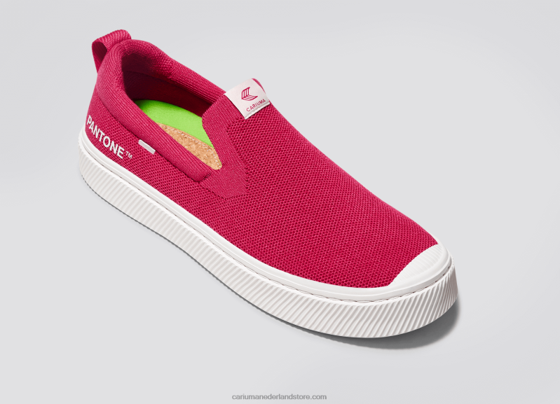 Cariuma pantone viva magenta gebreid PN60D79Heren