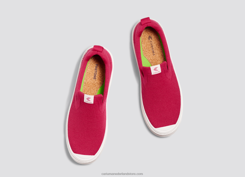 Cariuma pantone viva magenta gebreid PN60D79Heren