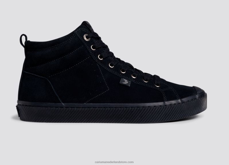 Cariuma geheel zwart suède PN60D68Heren