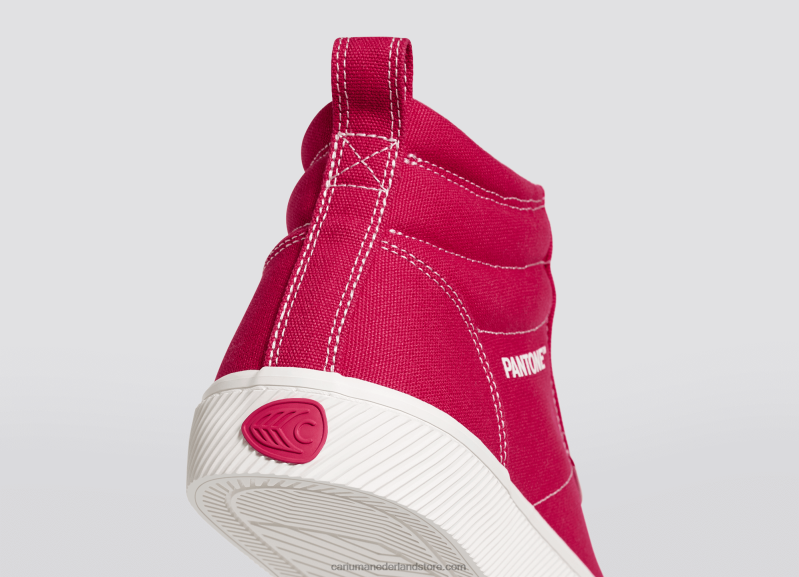 Cariuma pantone viva magenta/gebroken wit canvas PN60D63Heren