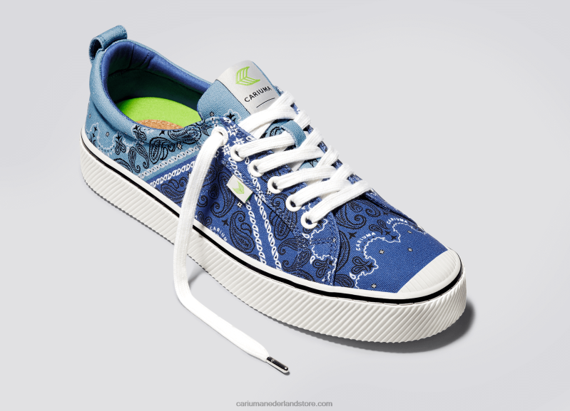 Cariuma blauw bandana-canvas PN60D15Heren