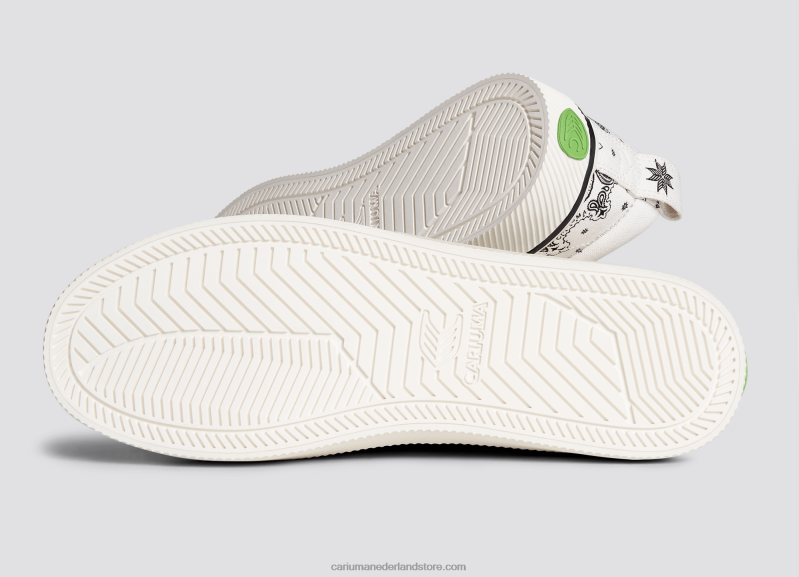 Cariuma gebroken wit bandana-canvas PN60D12Heren