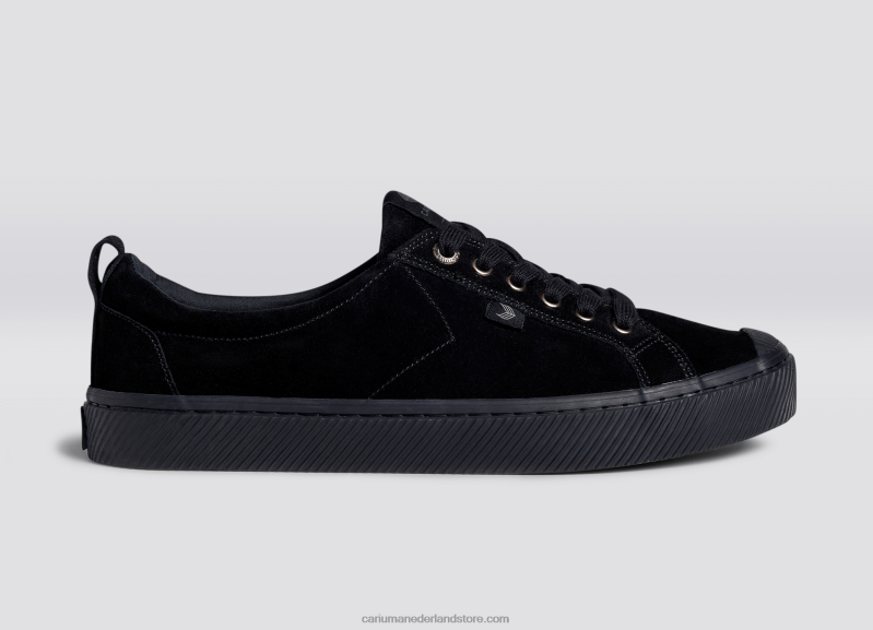 Cariuma geheel zwart suède PN60D35Heren