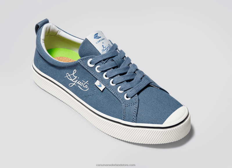 Cariuma gjusta staalblauw canvas PN60D53Heren