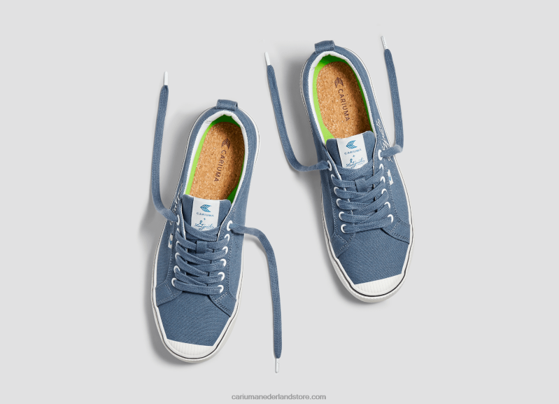 Cariuma gjusta staalblauw canvas PN60D53Heren