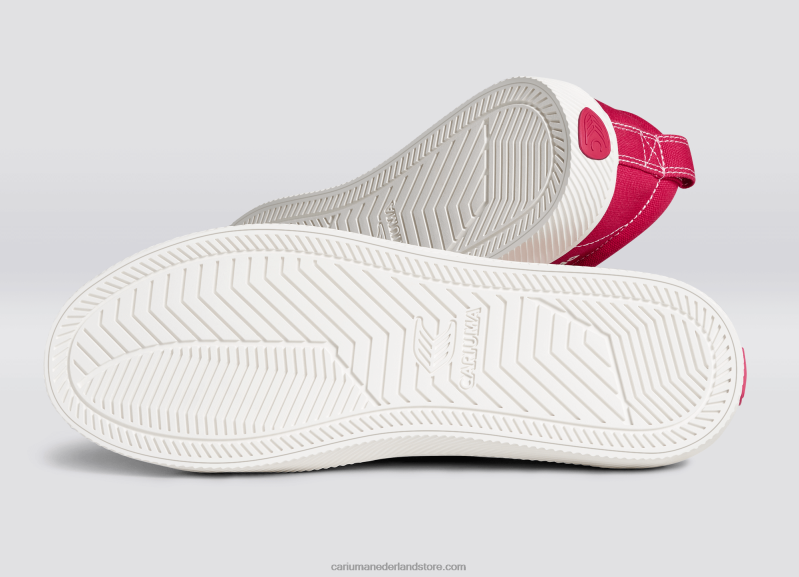 Cariuma pantone viva magenta/gebroken wit canvas PN60D38Heren