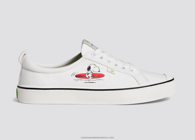 Cariuma peanuts surf gebroken wit canvas PN60D83Heren