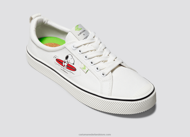 Cariuma peanuts surf gebroken wit canvas PN60D83Heren