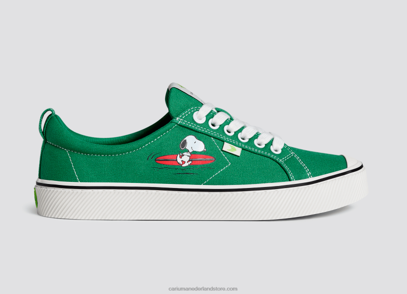 Cariuma peanuts surf groen canvas PN60D84Heren