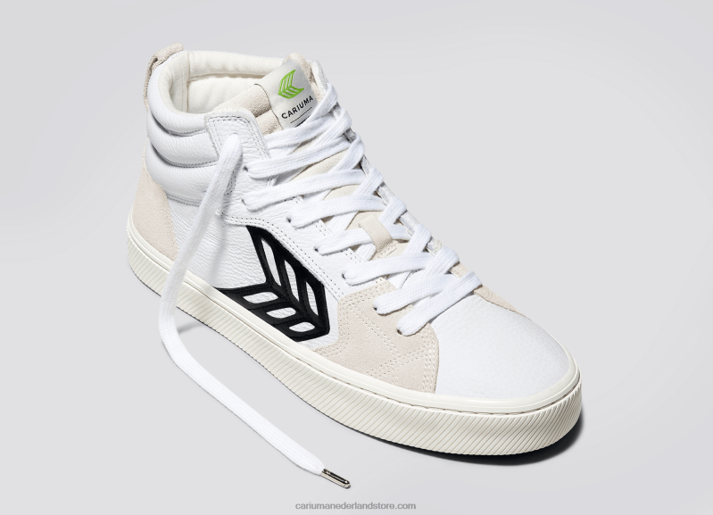 Cariuma wit premium leer/zwart PN60D365vrouwen
