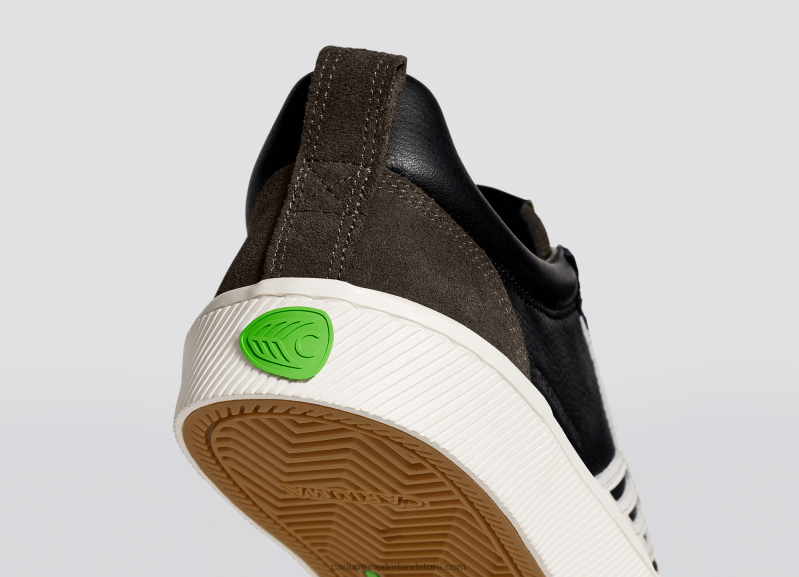 Cariuma zwart premium leer/ivoor PN60D357vrouwen