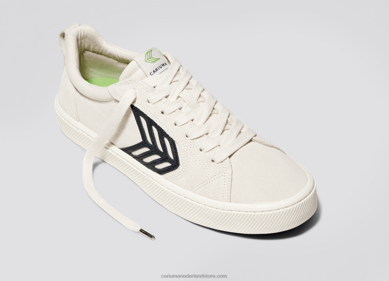Cariuma rechtervoet(enkele schoen)-gebroken wit vintage/zwart PN60D377vrouwen