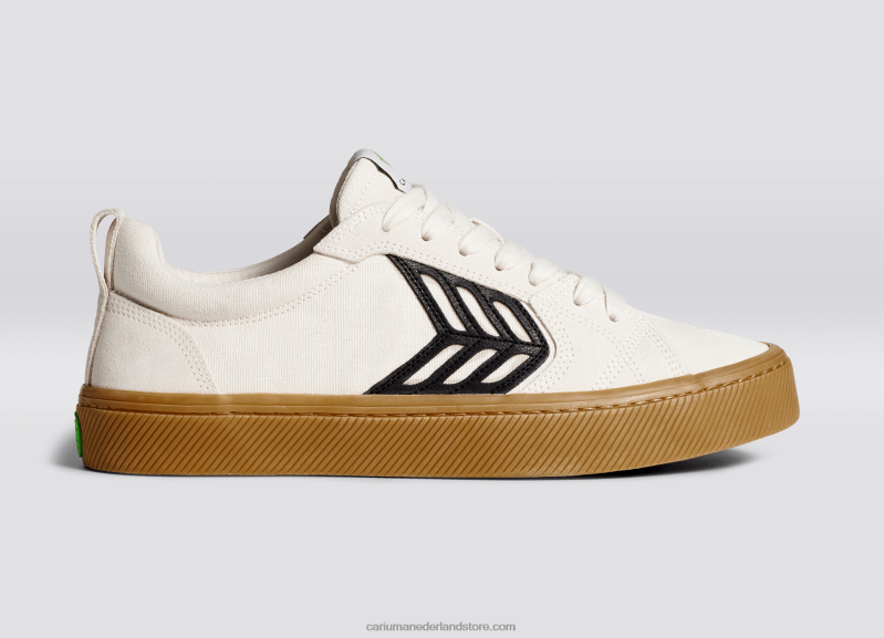 Cariuma rechtervoet(enkele schoen)-off-white vintage gum/zwart PN60D376vrouwen