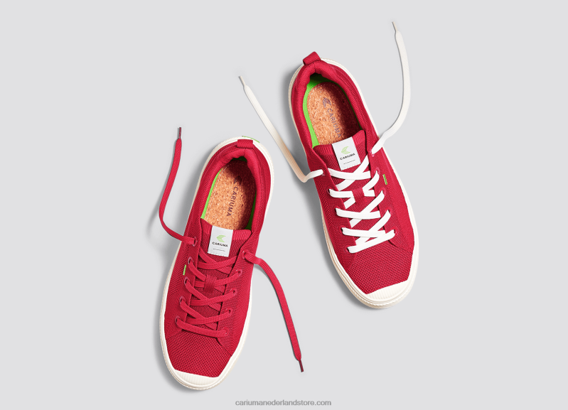 Cariuma ruw rood gebreid PN60D400vrouwen