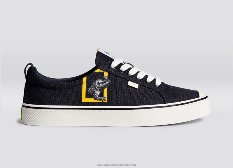 Cariuma National Geographic gekko zwart canvas PN60D303vrouwen