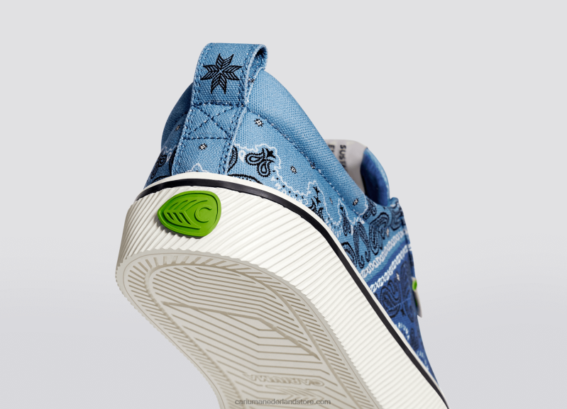 Cariuma blauw bandana-canvas PN60D237vrouwen