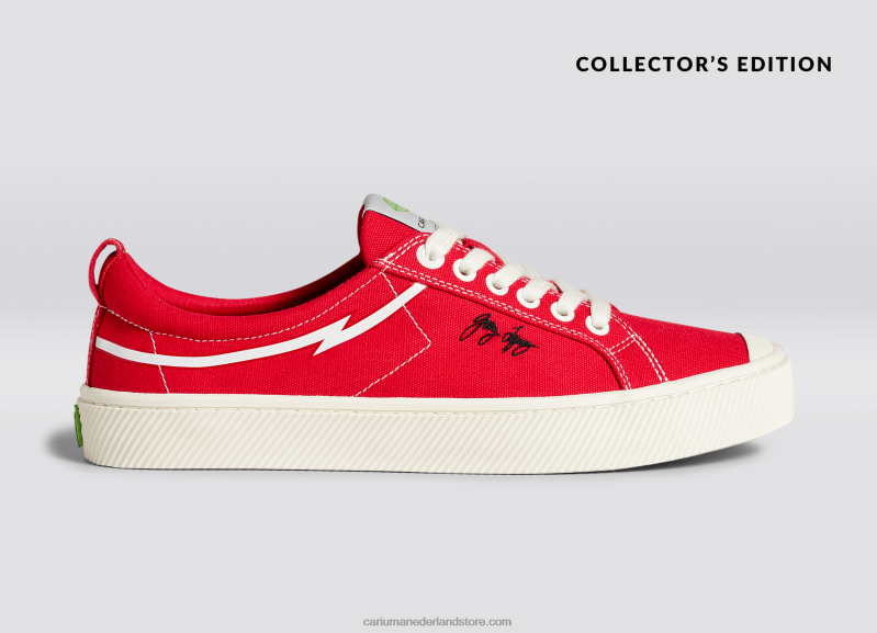 Cariuma gerry lopez rood canvas PN60D306vrouwen