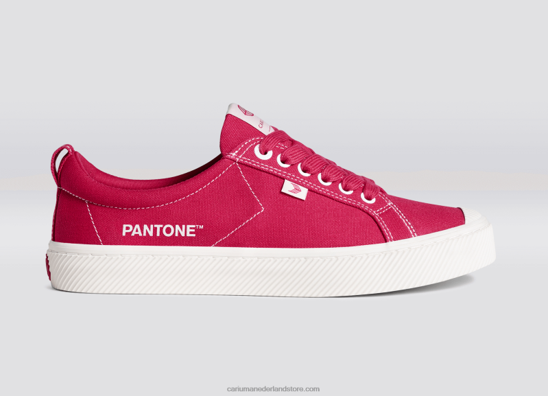 Cariuma pantone viva magenta/gebroken wit canvas PN60D251vrouwen