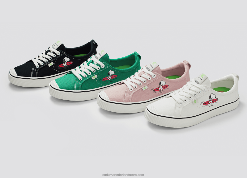 Cariuma peanuts surf groen canvas PN60D301vrouwen