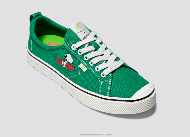 Cariuma peanuts surf groen canvas PN60D301vrouwen