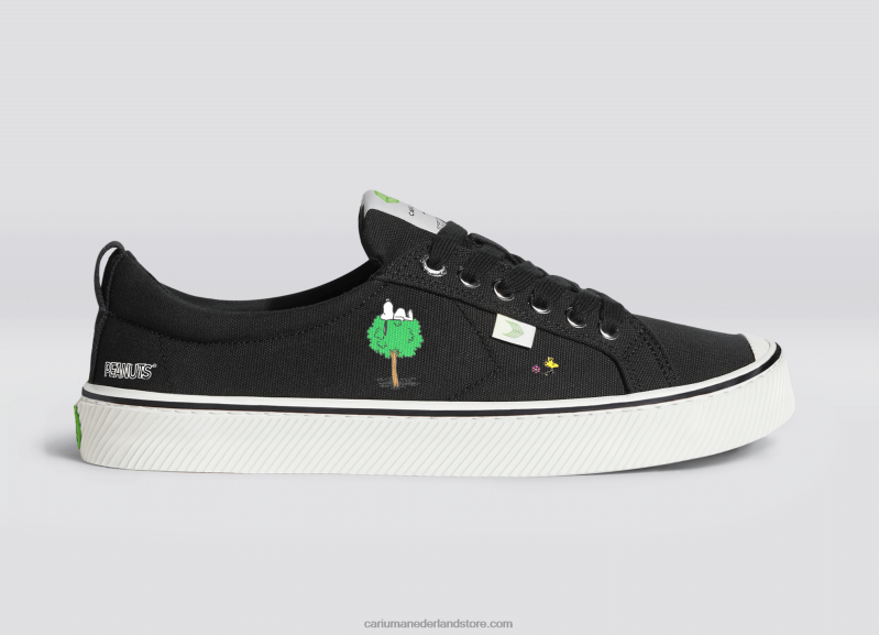 Cariuma pinda's aarde zwart canvas PN60D298vrouwen