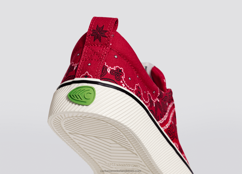 Cariuma rood bandana-canvas PN60D236vrouwen