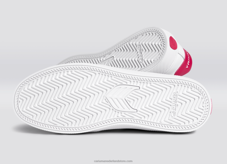 Cariuma pantone viva magenta wit leer PN60D294vrouwen