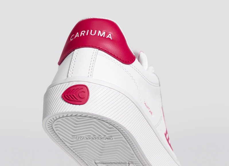 Cariuma pantone viva magenta wit leer PN60D294vrouwen