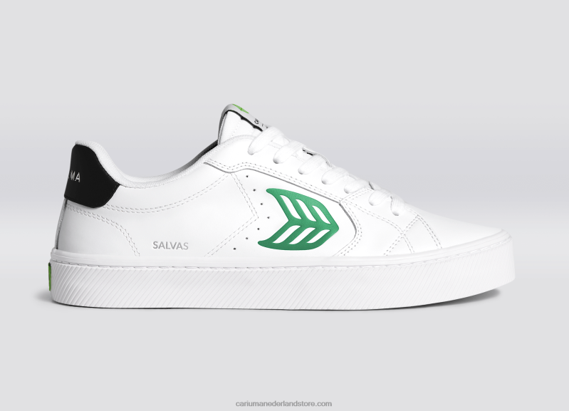 Cariuma wit lwg leer/groen PN60D320vrouwen