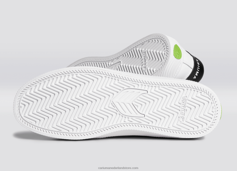 Cariuma wit lwg leer/groen PN60D320vrouwen