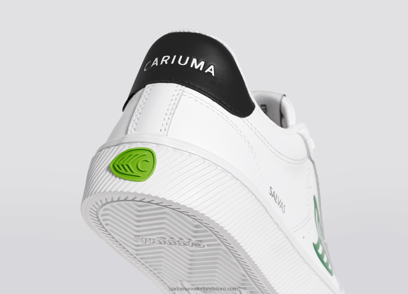 Cariuma wit lwg leer/groen PN60D320vrouwen