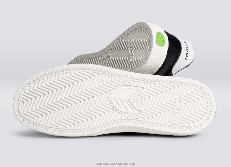 Cariuma zwart lwg leer/gebroken wit PN60D315vrouwen