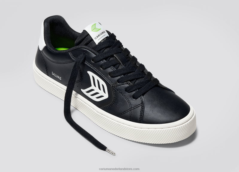 Cariuma zwart lwg leer/gebroken wit PN60D315vrouwen